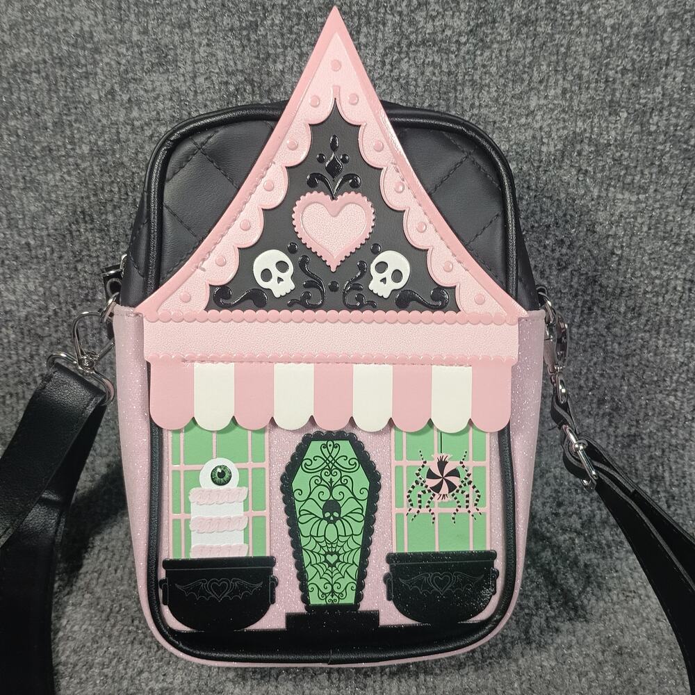 Bath Body Works Haunted House Bag Purse Crossbody GLOW - Picture 1 of 8